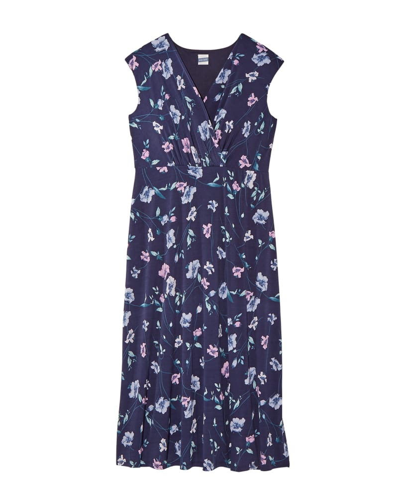 Front of plus size Springfield Sleeveless Surplice Maxi Dress by Meri Skye | Dia&Co | dia_product_style_image_id:137218